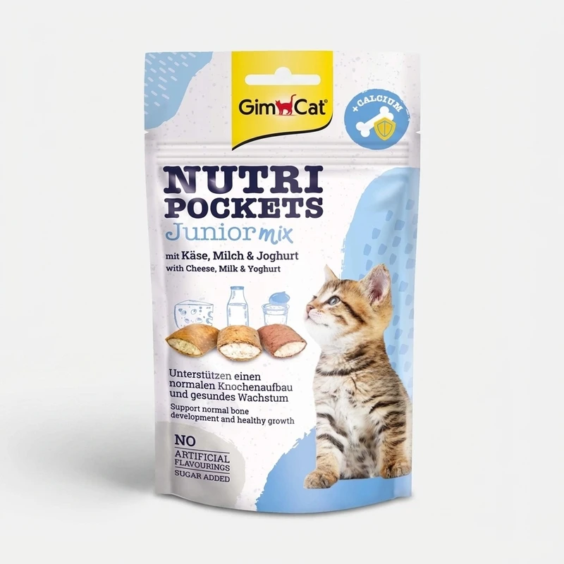 تشویقی گربه آلمانی برند جیم کت مدل Nutri Pockets